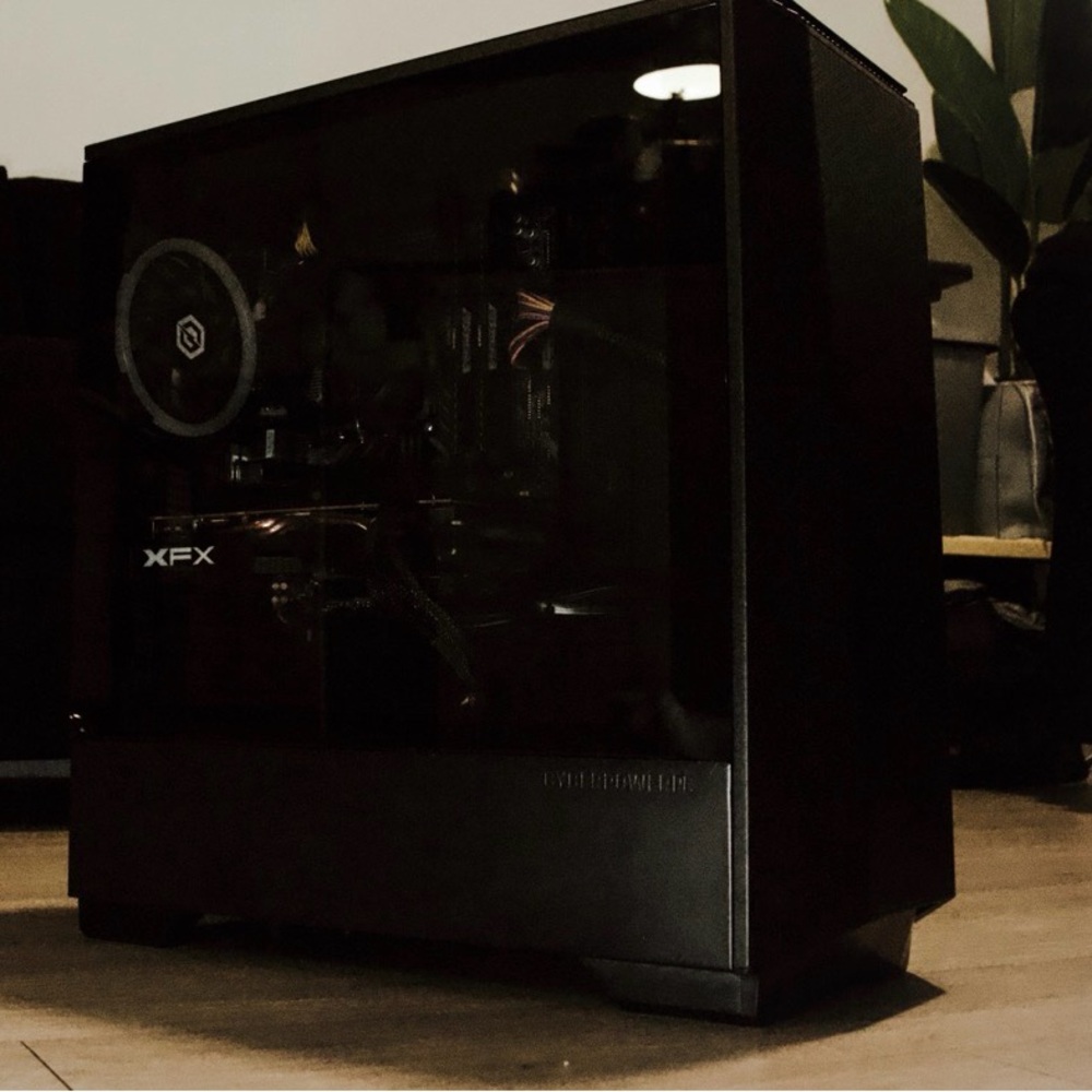 XFX Black PC Tower with Transparent Panel